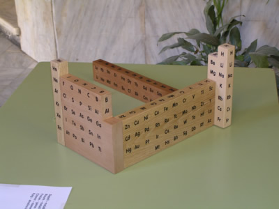Wooden Periodic Table